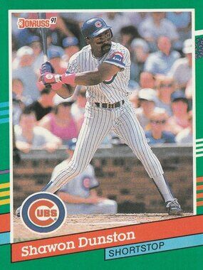 Shawon Dunston - Donruss '91 MLB Baseball Card